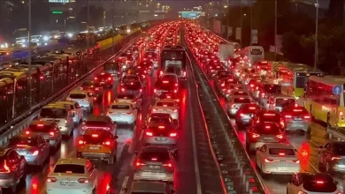 İstanbul'da derbi trafiği: Yoğunluk yüzde 85'e dayandı!