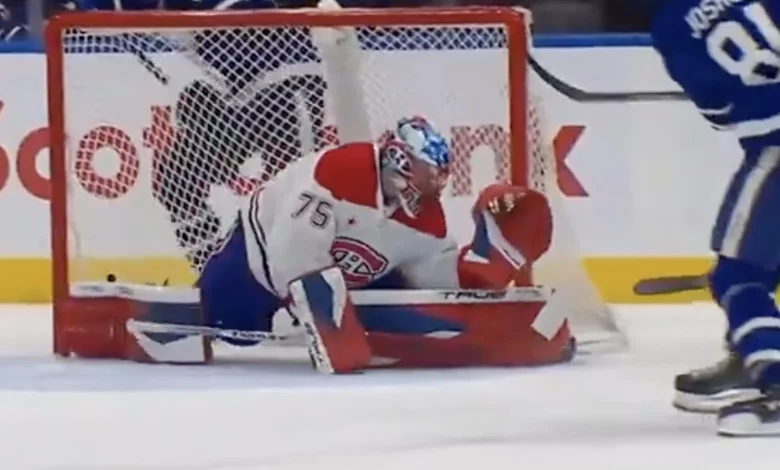 It will be Jakub Dobes facing the Oilers