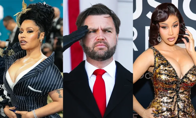 J.D. Vance Pledges Allegiance to Nicki Minaj Over Cardi B in Rap Feud