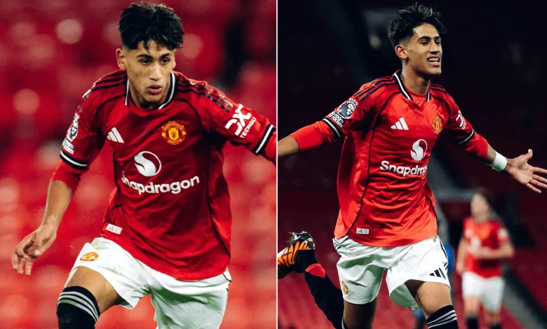 JJ Gabriel, 15, breaks Man Utd record on first ever Old Trafford appearance as Barcelona chase transfer for wonderkid