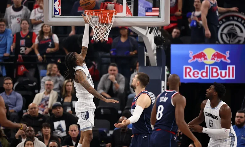 Ja Morant leaves game vs Los Angeles Clippers with ankle injury