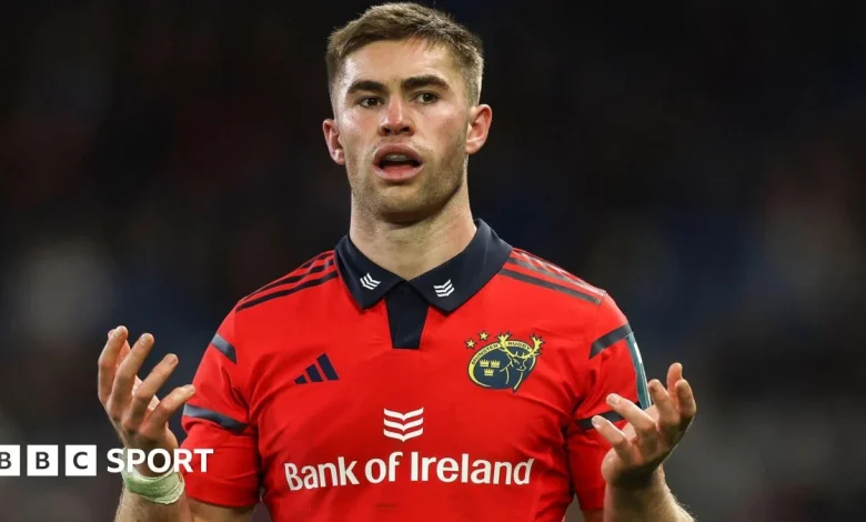 Jack Crowley: Ireland out-half ruled out of Champions Cup game against Bath
