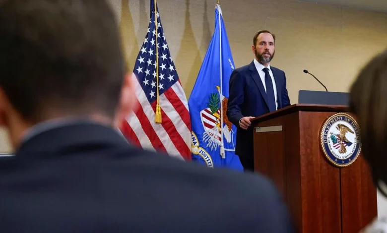 Jack Smith arrives for a private interview with Republican lawmakers about Trump investigations