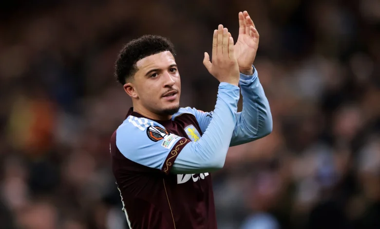 Jadon Sancho role under further threat as Aston Villa agree £10.5m deal for new winger