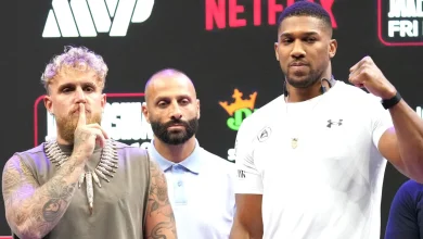 Jake Paul vs Anthony Joshua: Heated words exchanged between YouTube star and British heavyweight ahead of fight