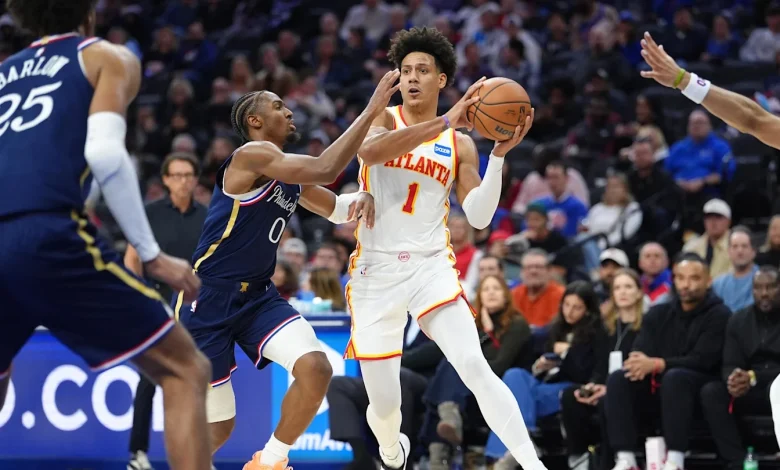 Jalen Johnson Makes Hawks History in The First Half vs Denver