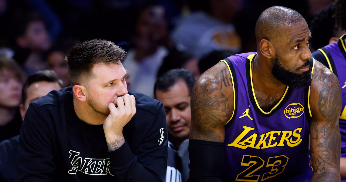 James, Doncic out for Lakers against Celtics