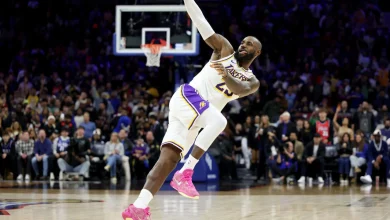 James and Doncic lead Lakers over Sixers, Thunder win 15th straight