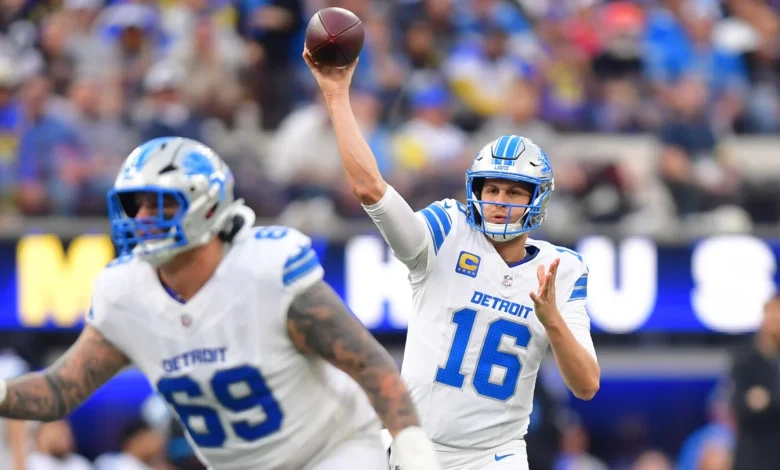 Jared Goff has three TDs, Lions lead Rams 24-17 at halftime