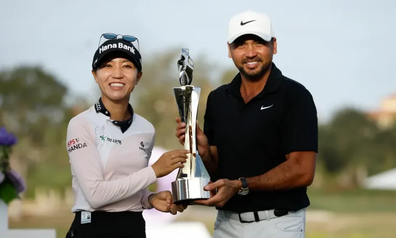 Jason Day says it's nice to be around greatness with partner Lydia Ko