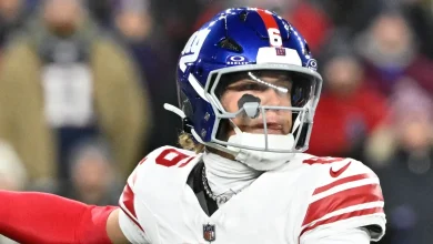 Jaxson Dart hit sparks MNF brawl between Giants, Patriots