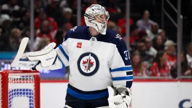 Jets activate Connor Hellebuyck off IR, to start vs. Capitals
