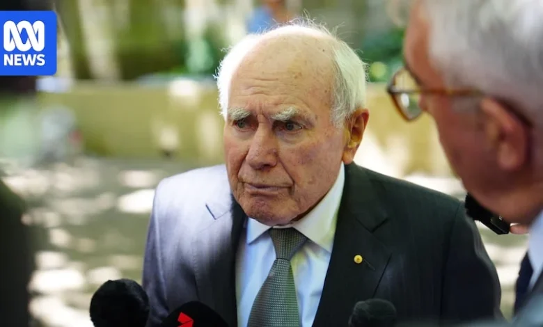 John Howard calls push to tighten gun laws an 'attempted diversion'