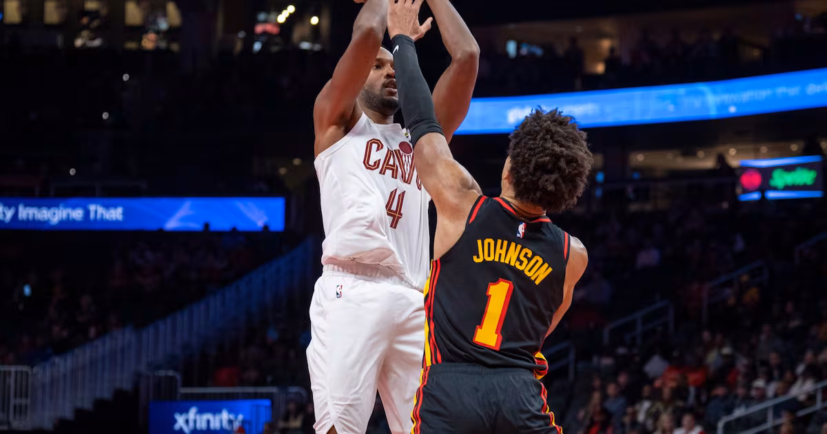 Johnson’s triple-double leads Hawks to victory over Cavaliers in NBA Cup game