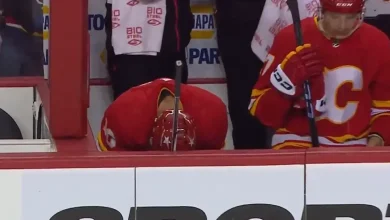 Jonathan Huberdeau quietly flounders as the Flames struggle