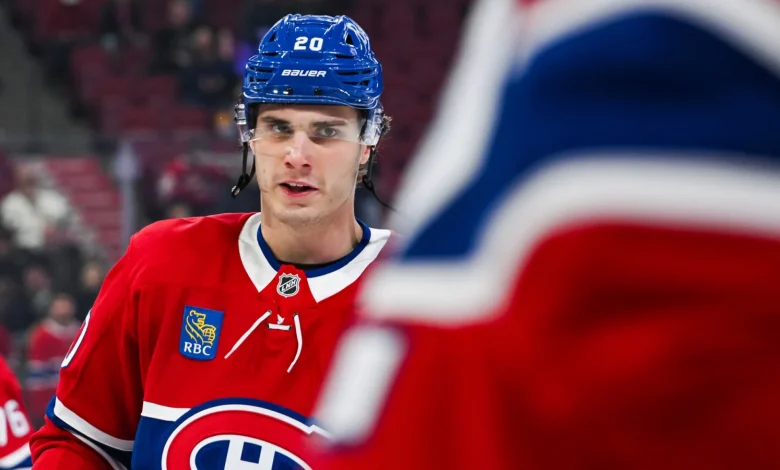 Juraj Slafkovsky lost his spot on the first line