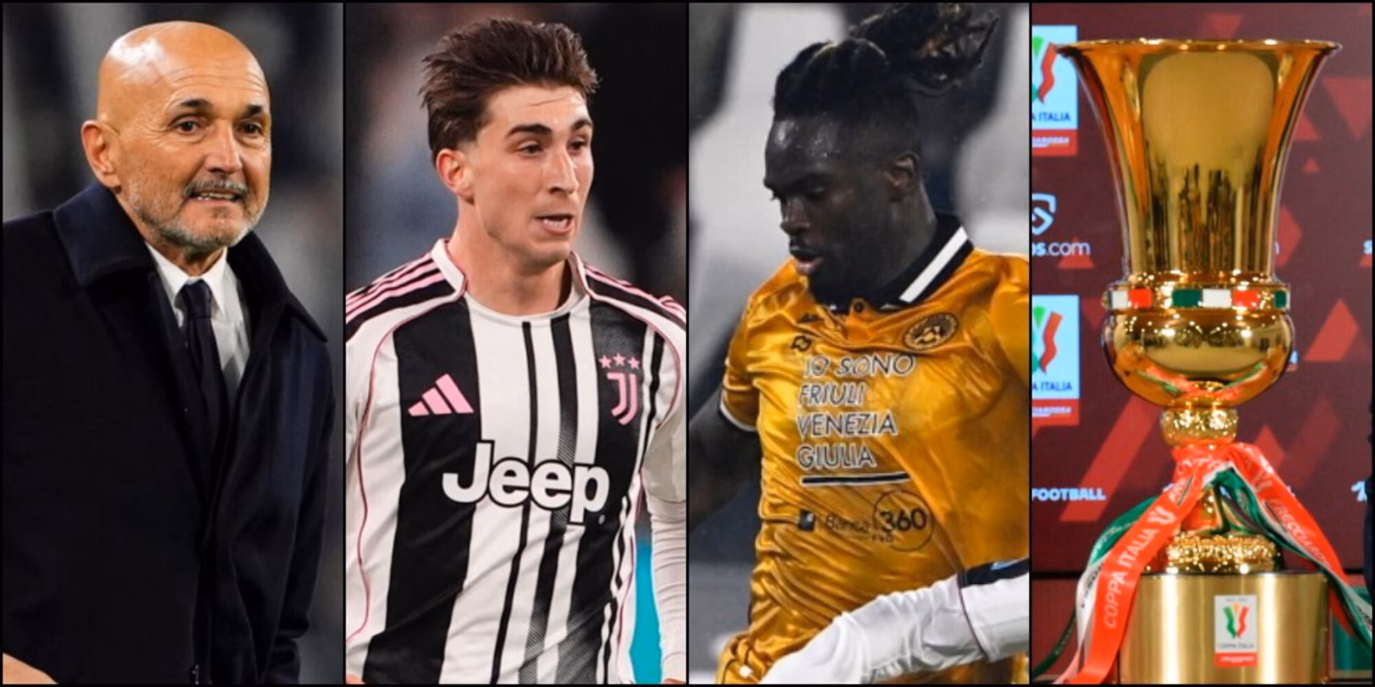 Juve-Udinese, diretta Coppa Italia: risultato in tempo reale e formazioni. Spalletti, nuovo attacco