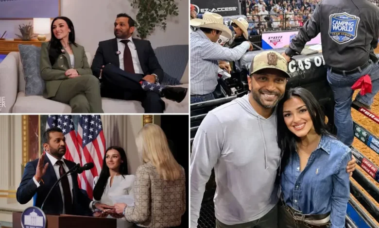 Kash Patel defends private jet use, and his girlfriend slaps down bizarre conspiracies she’s Mossad