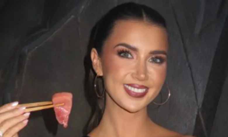 Kate Tracey stunned the internet in a sheer dress on her birthday in London