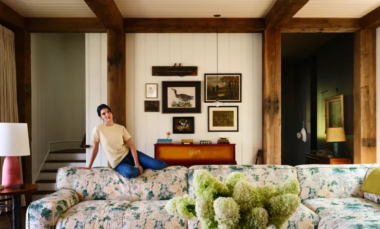 Kendall Jenner Gets Comfortable With Colorful Florals and Graphic Patterns in her Mountain Getaway