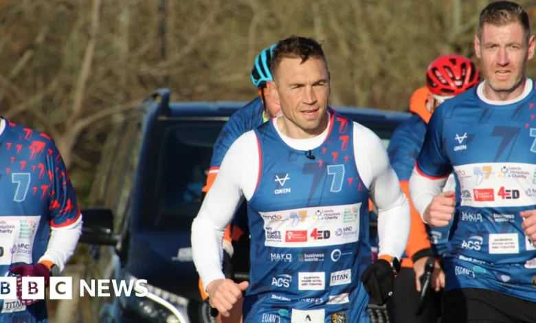Kevin Sinfield brings 7:7 marathon challenge for MND to Suffolk