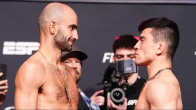 Kevin Vallejos afronta una pelea decisiva en la UFC y va por un lugar en el top 15 del peso pluma