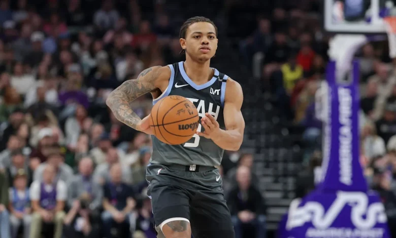 Keyonte George Listed on Jazz Injury Report vs. Rockets