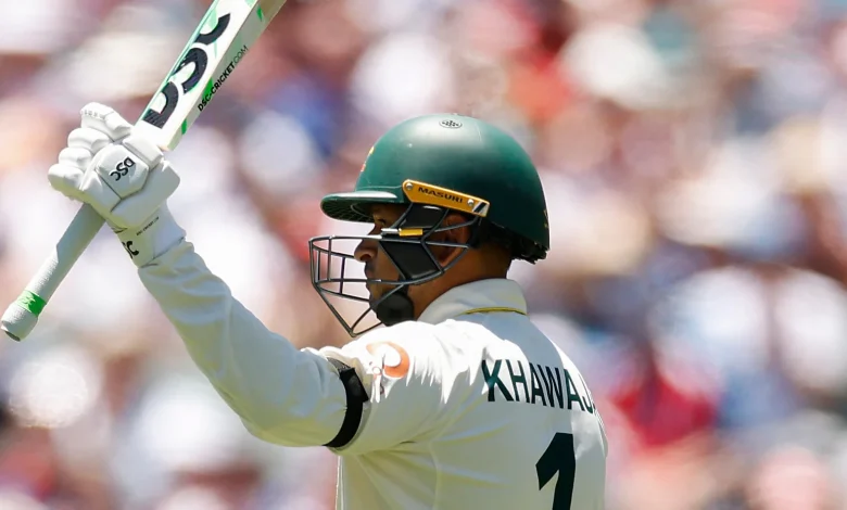 Khawaja latches onto lifeline in unfamiliar position