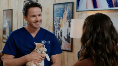 Kimberley Sustad Cameos in Paul Campbell's 'Christmas at the Catnip Cafe' — With 'Nine Lives of Christmas' Update?