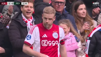 Klaassen knalt Ajax op voorsprong en loopt wond op tijdens juichen
