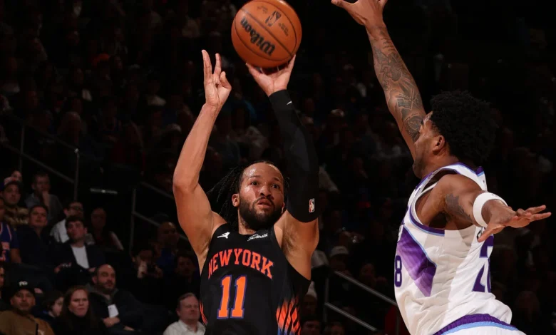 Knicks jump out to record 23-0 lead over the Jazz