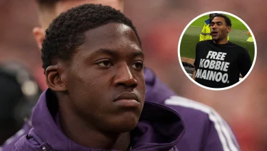Kobbie Mainoo's brother embrasses everyone with Man Utd T-shirt protest