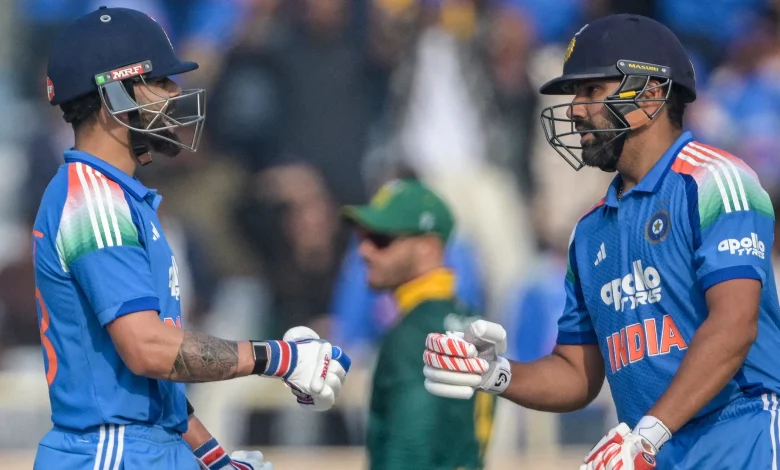 Kohli, Rohit star on record-breaking night for India
