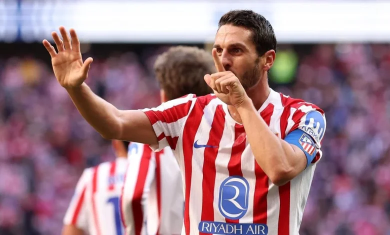Koke marcó, con el Atlético, un año y 110 días después de su último gol
