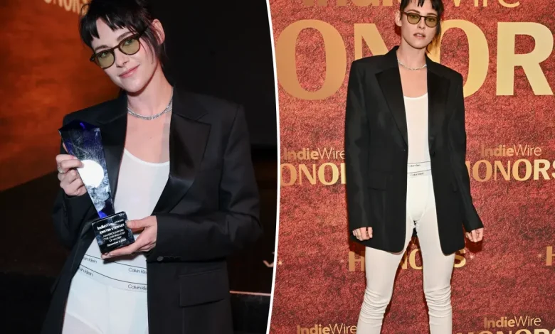 Kristen Stewart makes a case for long underwear as red carpet attire