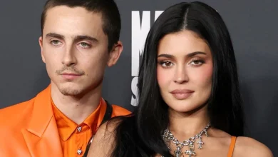 Kylie Jenner and Timothée Chalamet make rare red carpet appearance in matching outfits