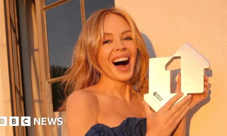 Kylie beats Wham! to UK Christmas number one - she'll do a jigsaw to celebrate