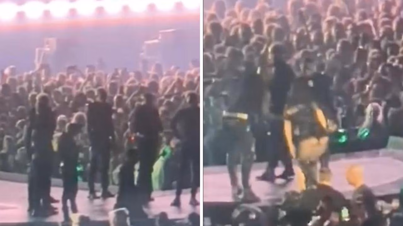 Lady Gaga dancer takes tumble off stage