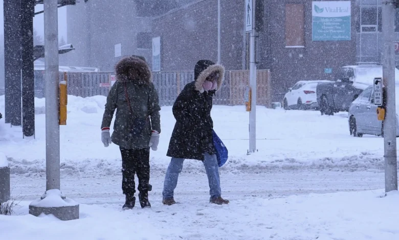 Lake effect snow squalls off Georgian Bay overnight into Saturday morning