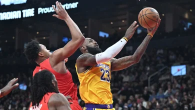 Lakers’ LeBron James hits scoring low point vs. Raptors not seen in 16 years