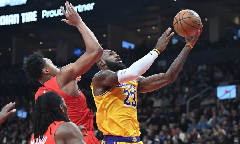 Lakers’ LeBron James hits scoring low point vs. Raptors not seen in 16 years
