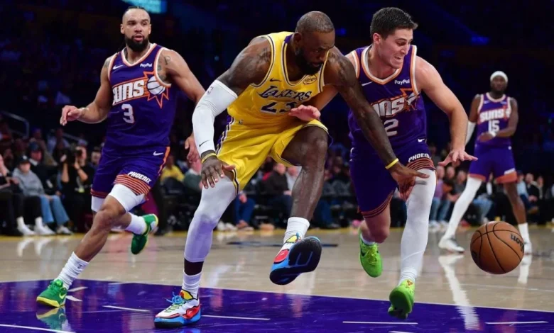 Lakers, Suns must shrug off NBA Cup losses in desert duel