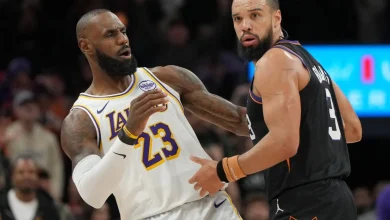 Lakers blow 20-point lead but survive when Dillon Brooks and Suns go supernova