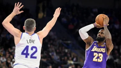 Lakers eventually respond to JJ Redick’s call for change, rally to beat Jazz