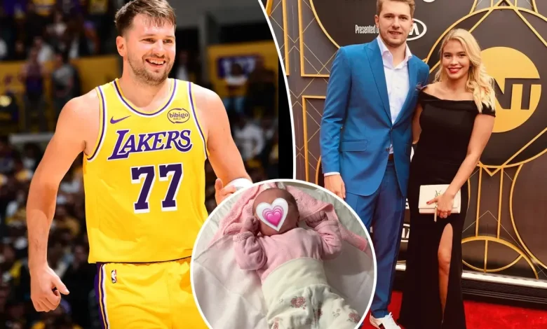 Lakers star Luka Doncic welcomes second baby girl with fiancee Anamaria Goltes