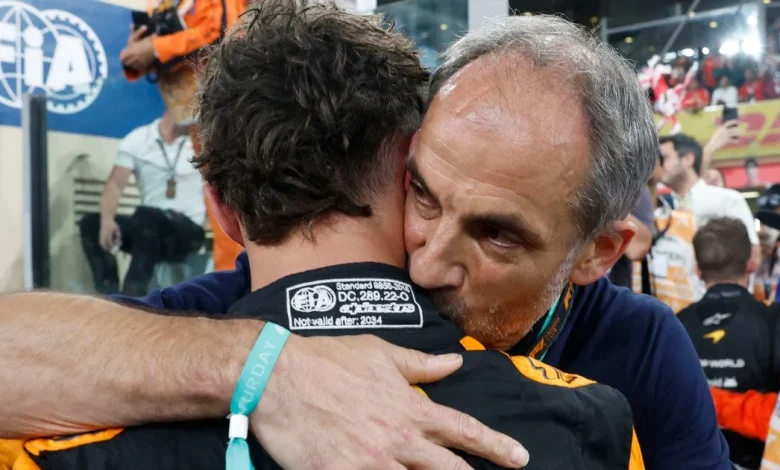 Lando Norris' dad rushed to be sick in toilet after devastating news on track