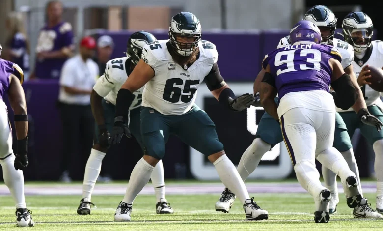 Lane Johnson plans to practice this week, could play Saturday vs. Commanders
