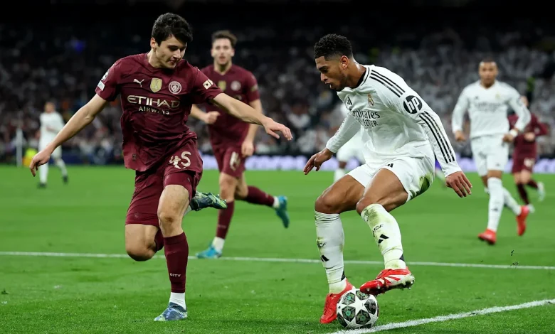 Las alineaciones titulares del partido Real Madrid vs Manchester City