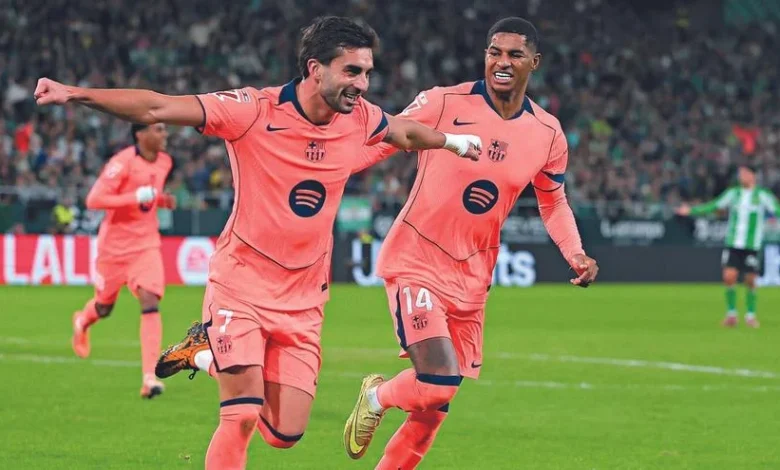 Las claves de la alineación del Barça: entran Rashford y Ferran