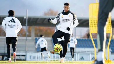 Last training session before the Athletic Club match
